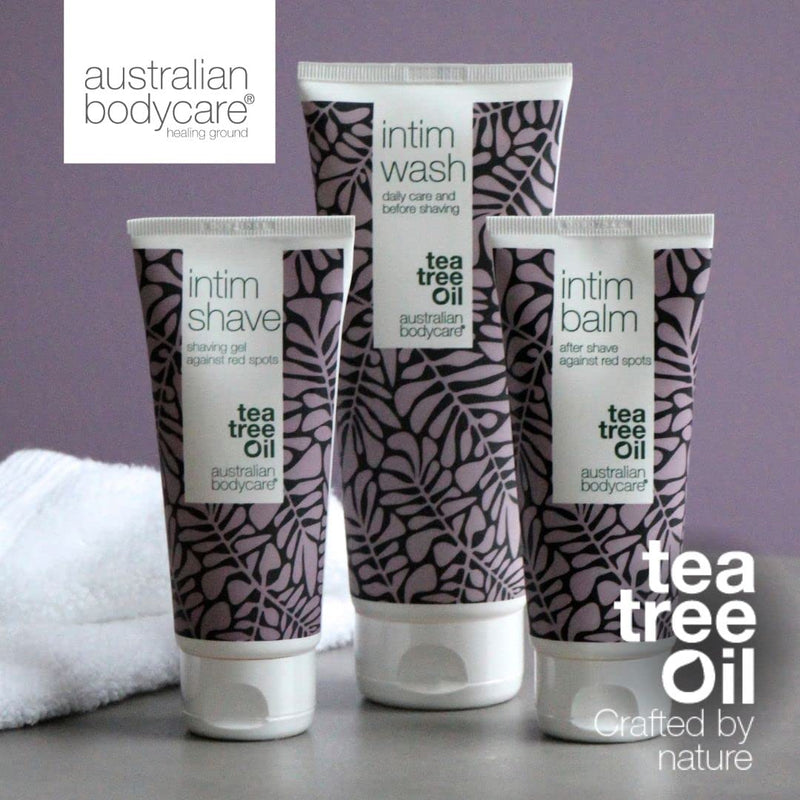 Australian Bodycare 3piece intimate shaving set against ingrown hairs, red pimples &amp; Razor burn after hair removal | Washing lotion Intim Wash 200ml, Intim Shave shaving gel 100ml &amp; Intim Balm Aftershave 100ml - NewNest Australia