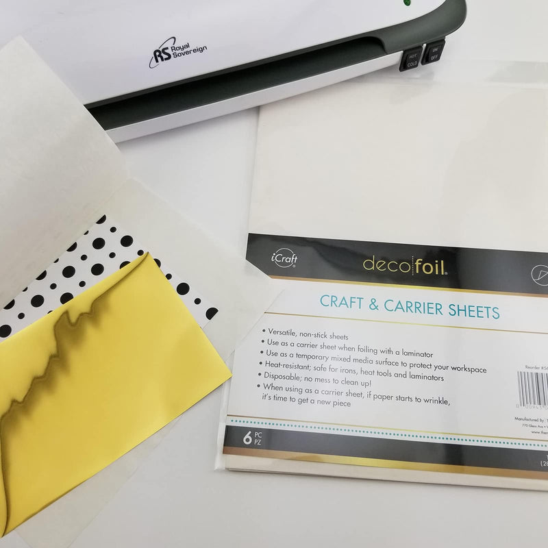 iCraft Deco Foil Craft & Carrier Sheets, 11" x 17", 6 Sheets per Pack - NewNest Australia