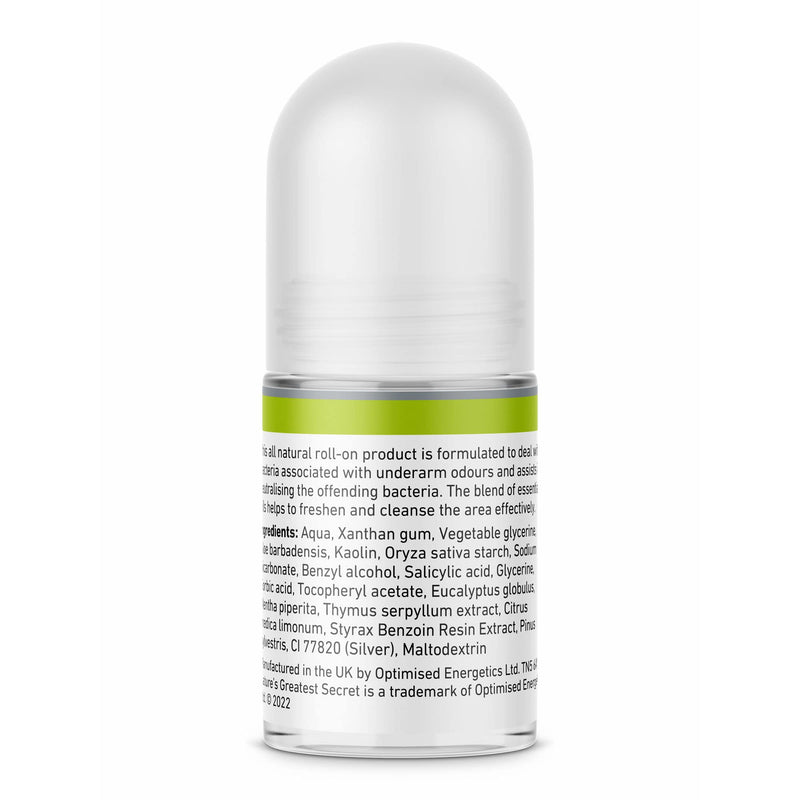 NEW Nature's Greatest Secret All Natural Premium Quality Aluminium Free Antibacterial All Natural Colloidal Silver Deodorant (Pine, Eucalyptus & Peppermint) 50ml - NewNest Australia