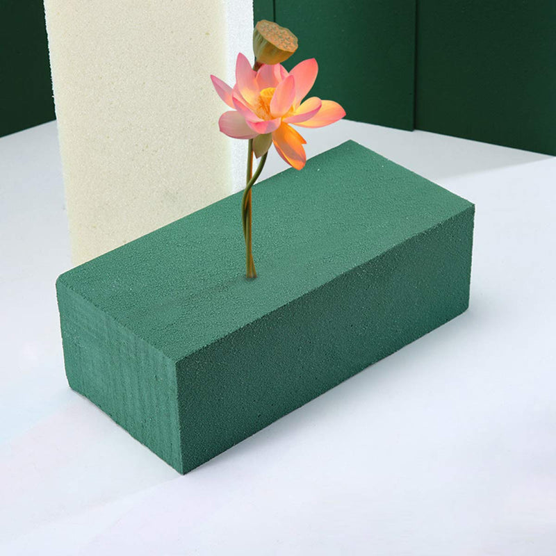 3PCS Floral Foam Bricks, Florist Flower Styrofoam Green Bricks Flower Arrangement Brick Supplies for Florist Craft 3 Pcs - NewNest Australia