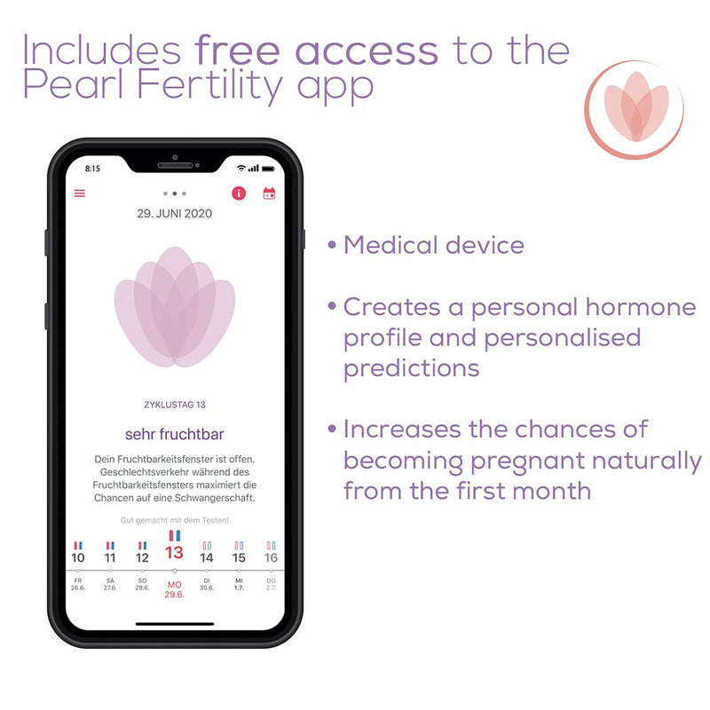 Pearl by Beurer Fertility Tracker, Fertility Monitor For Natural Family Planning, Track Your Cycle And Calculate Your Ovulation Up To 8 Fertile Days - NewNest Australia