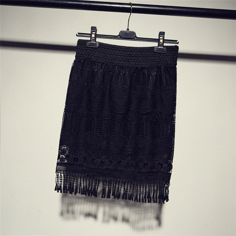 5 Yards Lace Trim with Tassel, 8cm wide, Black, DIY Sewing Applique Craft - NewNest Australia