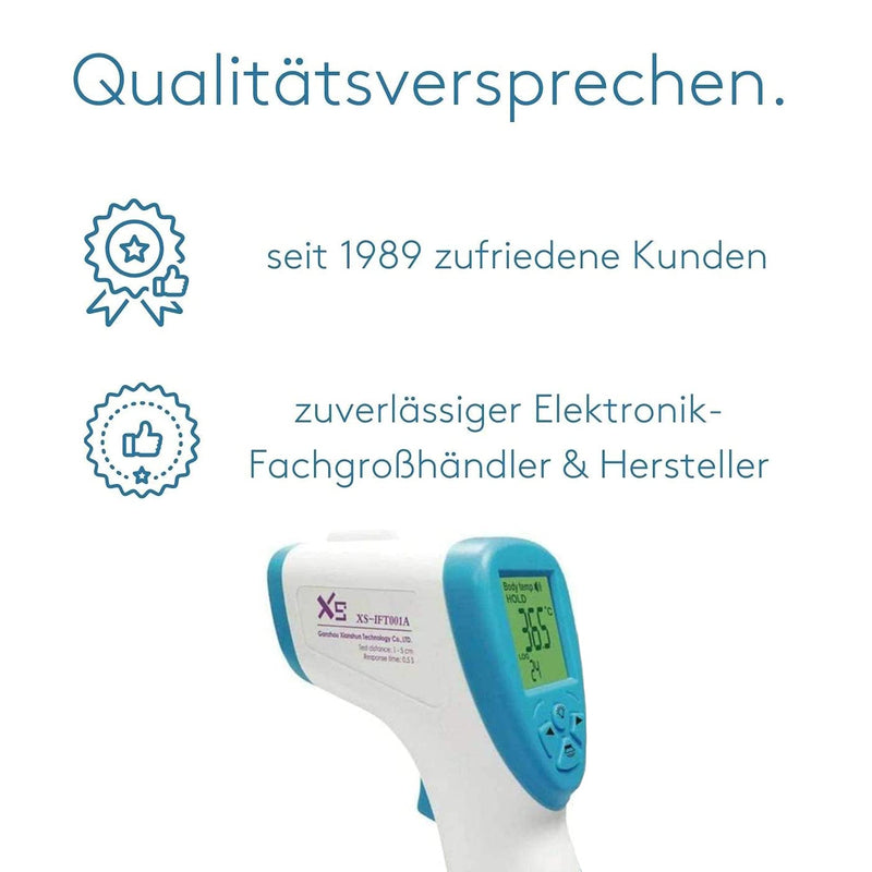 Leyf Digital Fever Thermometer - Forehead Thermometer For Adults, Children And Babies - Lcd Display Thermometer Contactless - Infrared Non-Contact - 3 Colors Screen Display - Fever Alarm - NewNest Australia