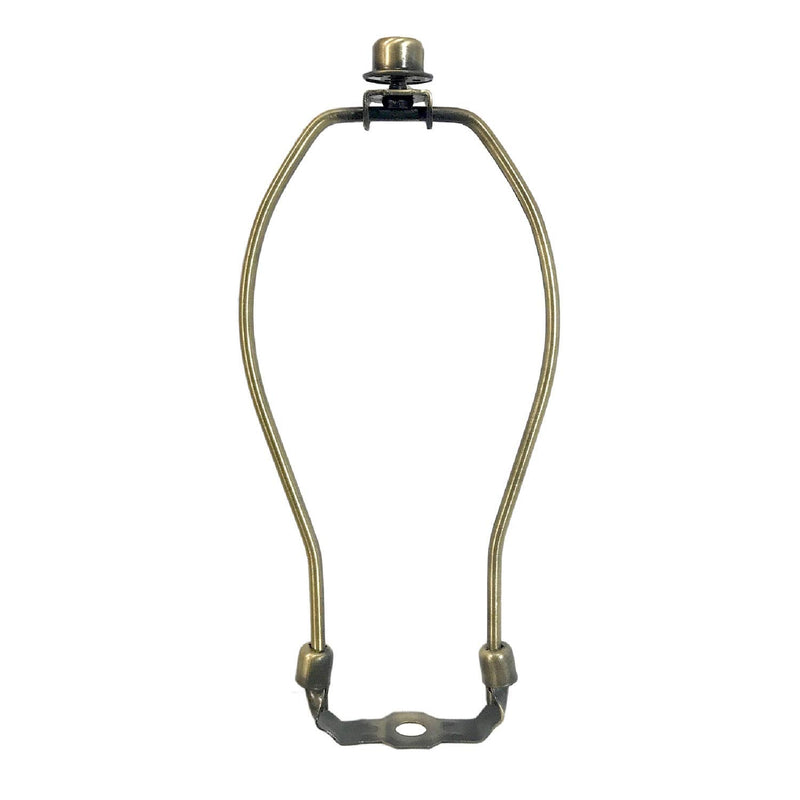 Royal Designs Heavy Duty Harp for Lamp Shade Holder, 8 inch, Antique Brass Base, Set of 2 8 in. - NewNest Australia