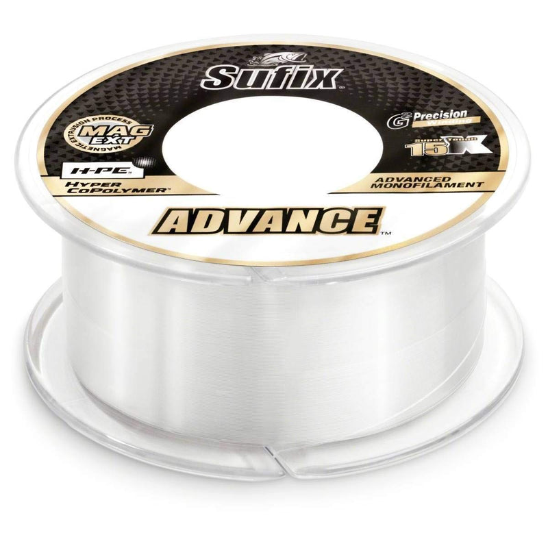 Sufix Advance Clear Monofilament 250-330 Yard Spools 10 Pound - 330 Yards - NewNest Australia