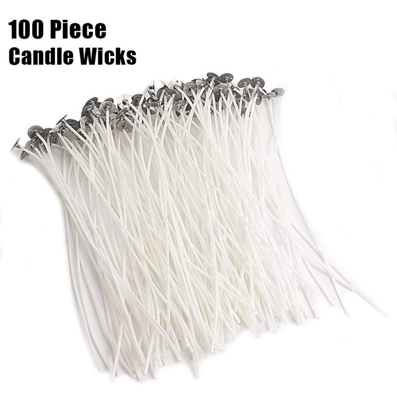 EricX Light 100 Piece Candle Wick 8" Pre-Waxed Cotton Core,for Candle Making,Candle DIY - NewNest Australia