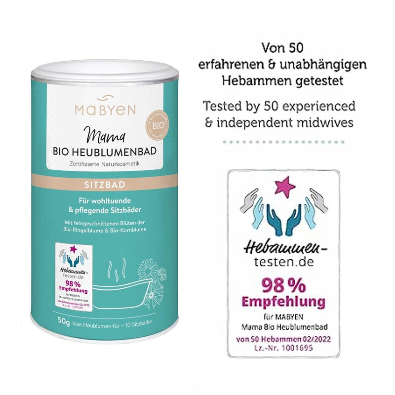 Mabyen Hay Flowers Seated Bath, Pregnancy Hay Flower Bath, Bath Additive Pregnancy, Natural Birth Preparation As A Steam Bath Or Seated Bath, Relaxes Pelvic Floor And Lowers Risk Of Perineal Tear - NewNest Australia
