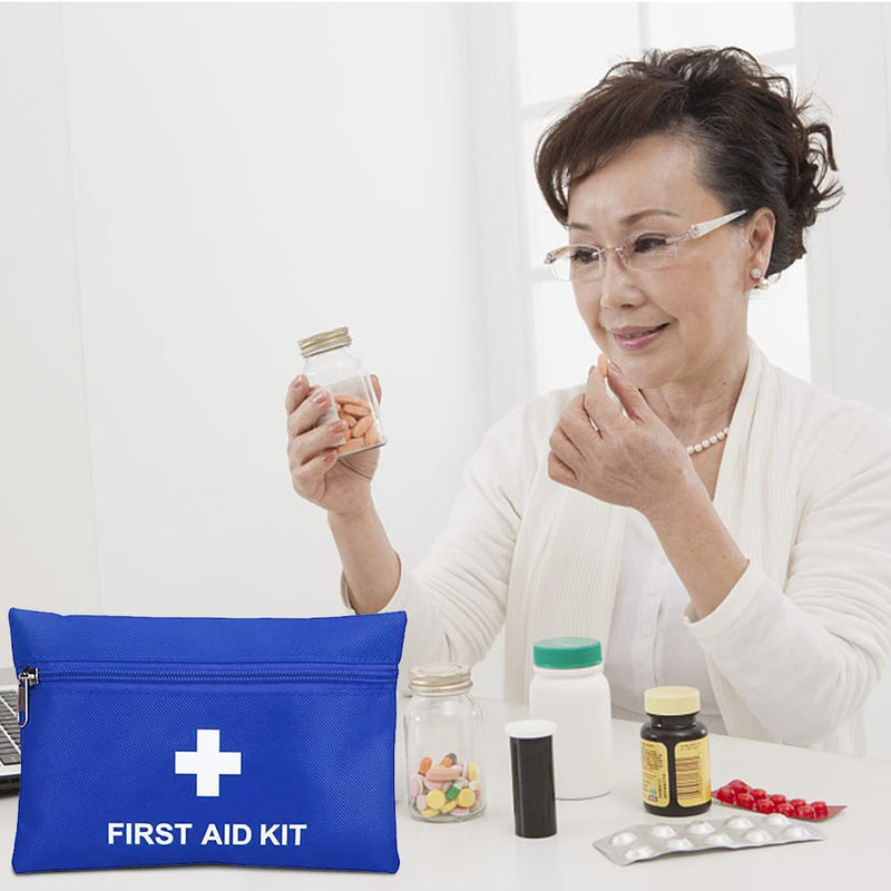 Pack Of 6 Medicine Bag Mini First Aid Bag Empty Medical Emergency Bag Empty Waterproof Medicine Storage Bag Portable Medicine Bag For Home, Office, Travel, Hiking, Camping Red - NewNest Australia