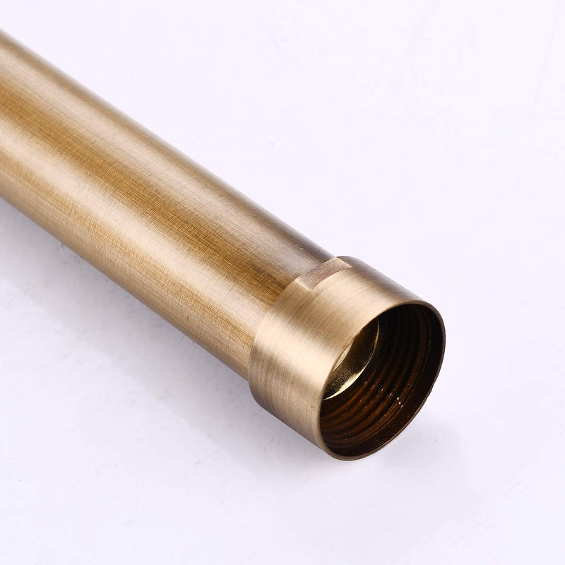 12-inch Antique Brass Extension Tube Shower Faucet Kit Bar for Shower System Bar Commercial - NewNest Australia