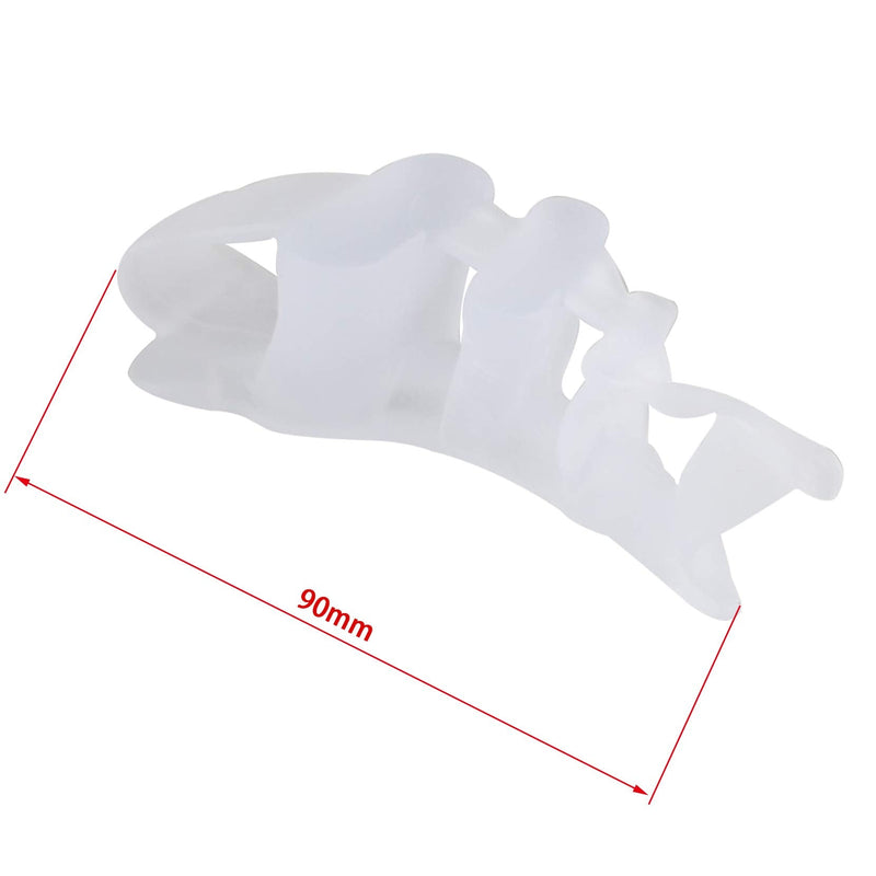 Futheda 3 Pairs Silicone Toe Separators and Straightener Gel Bunion Stretchers Spacer Hammer Toe Corrector Protector for Claw Hallux Valgus Overlapping Hammer Toe Pain Relief from Tired Achy Feet - NewNest Australia