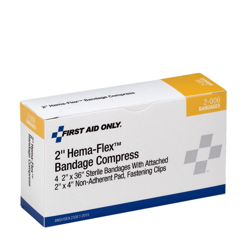 First Aid Only 2-006 Hema-Flex Bandage Compress, 36 Length x 2 Width - NewNest Australia