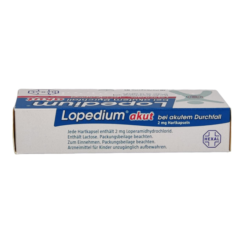 LOPEDIUM acute 3x 10 capsules economy set I quick help against acute diarrhea I reliably stops diarrhea I with give-away from Pharma Perle - NewNest Australia