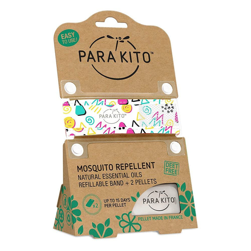 PARA'KITO Mosquito Insect & Bug Repellent Wristband - Waterproof, Outdoor Pest Repeller Bracelet w/ Natural Essential Oils (Candy) Candy - NewNest Australia