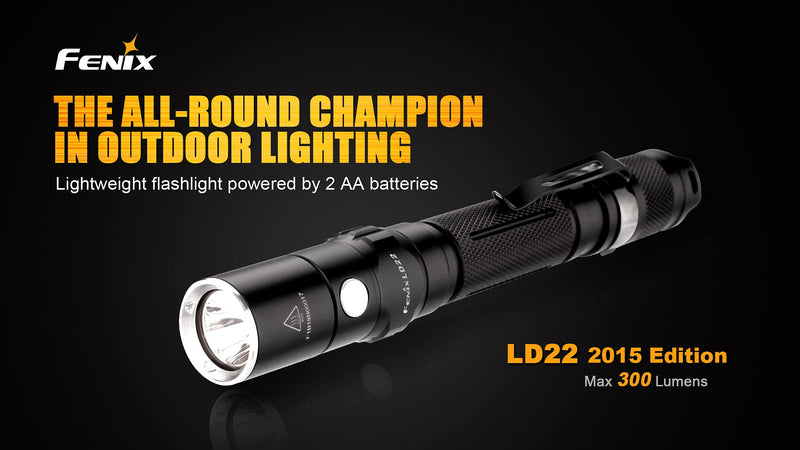 Fenix LD22 G2 2015 Edt 300 Lumens LED Flashlight One Size - NewNest Australia