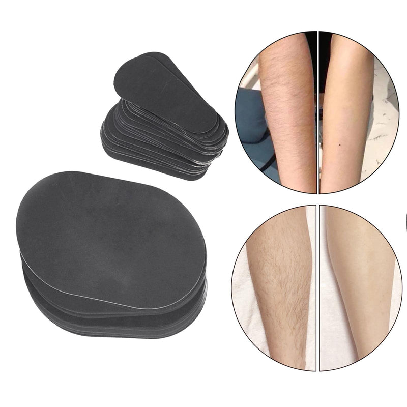 Sharplace 80 piece hair removal pad, hair removal pads set (40 x large pads + 40 x small pads) hair removal pads painless for gentle hair removal, soft and smooth skin - NewNest Australia