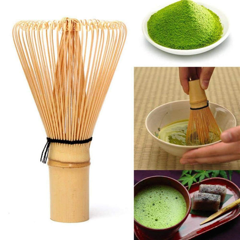POFET Bamboo Chasen Matcha Powder Whisk Tool Japanese Tea Ceremony Accessory 70-75 prongs - NewNest Australia