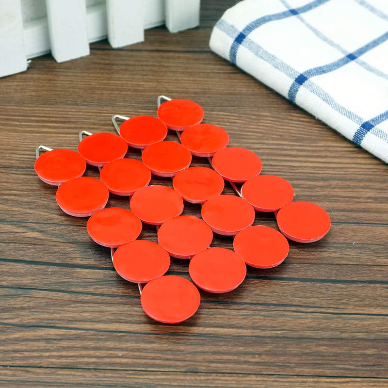 NewNest Australia - Artliving 2cm Invisible Disc Adhesive Plate Hanger Set Vertical Plate Holders (20 pack) 