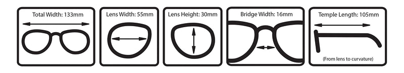 6 Pack Reading Glasses by BOOST EYEWEAR, Traditional Black Frames, with Spring Loaded Hinges 1.0 Diopters 9.0 Millimeters 2.00 Inches 0.00 6 - NewNest Australia