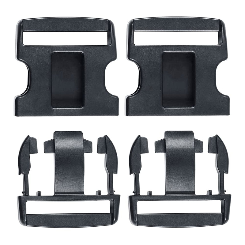 SdTacDuGe Replacement Strong Duty Buckle System for 2.25inches police Duty Belt,Triple Lock(2Pack)+Heavy Duty Belt Hanger Item1 - NewNest Australia