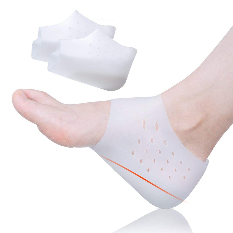 PEDIMEND Breathable Height Increasing Insole (1PAIR - 2PCS) | Invisible Heel Lift Pads | Can Be Use for Heel Cushioning, Heel Raise, Achilles Tendonitis, Plantar Fasciiitis | Foot Care White - NewNest Australia