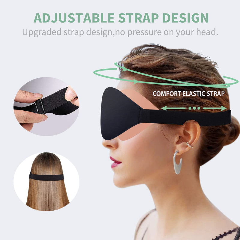 Tanshine Sleep Mask Black Eye Masks for Sleeping Light Blocking Blackout 3D Eye Mask Drowsy Sleeping Mask for Men Wowen Night Mask Blindfold for Travel,Nap,All Night Sleeping Black New - NewNest Australia