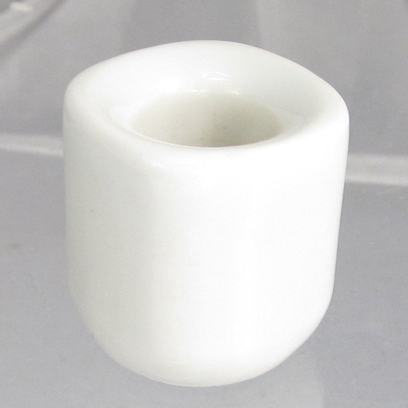 NewNest Australia - AzureGreen White Ceramic Chime Candle Holder 