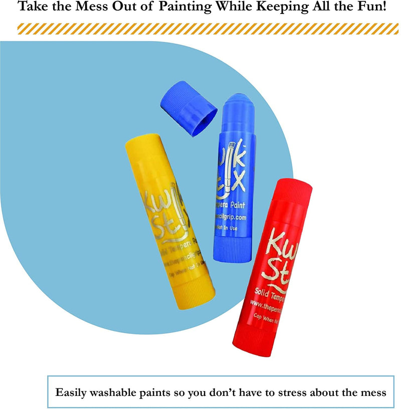The Pencil Grip Kwik Stix Tempera Paint, Classic, Assorted 24 per Set 24 Count (Pack of 1) - NewNest Australia