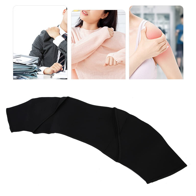 Double Shoulder Support, Breathable Shoulder Support, Compression Shoulder Brace, Winter, Warm Shoulder Pad For Shoulder Joint Dislocation, Sprains, (M (Width Of The Shoulders 40-45 Cm) - NewNest Australia