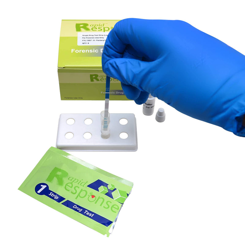 Fentanyl Test Strip Kit for Liquid and Powder Substances - 5 Test Strips per Kit - BTNX Rapid Response Forensic Kit - NewNest Australia