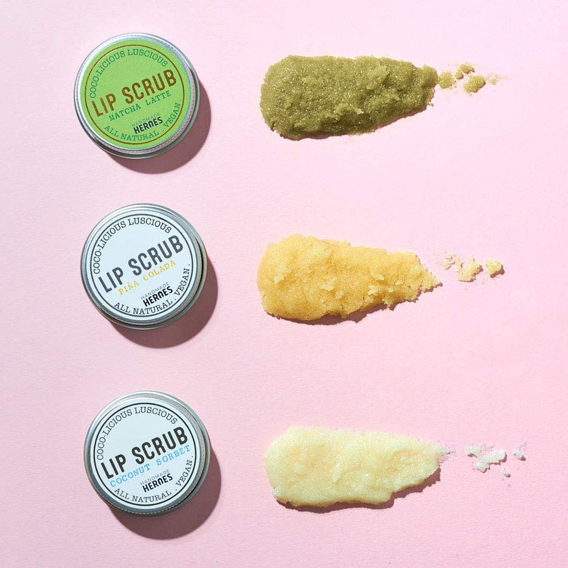 All Natural, Vegan Coconut Lip Scrub - Gentle Exfoliation, Lip Polish & Lip Exfoliator, 1.23oz Coconut Sorbet - NewNest Australia