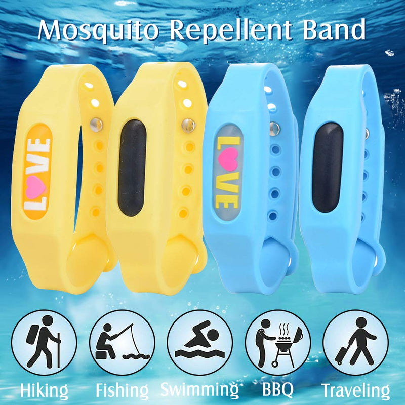 SEGMINISMART Mosquito Repellent Bracelet,Anti-Mosquito Bracelet,Insect Repellent Bands,Long-Lasting Waterproof Mosquito Repellent Bracelet Protection for Adult Kid 8 Count (Pack of 1) - NewNest Australia