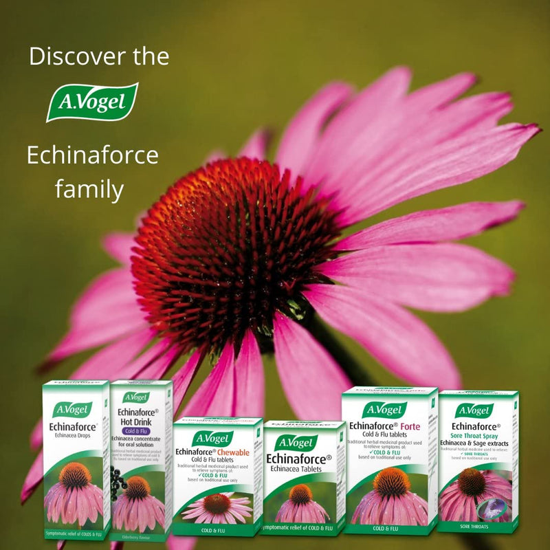A.Vogel Echinaforce Sore Throat Spray | Extracts of Fresh Echinacea & Sage | 136 Sprays | Used for Targeted Relief from Sore Throats | Suitable for Vegans | 30ml - NewNest Australia