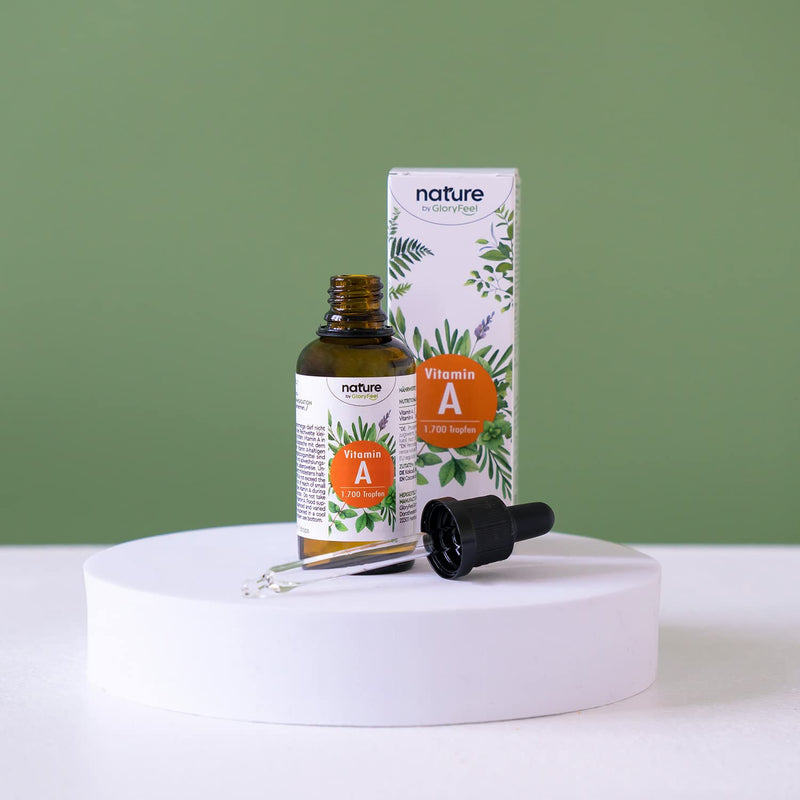 Vitamin A Drops High Dose - 5000 Iu (1500Œºg) Per Daily Dose - 50 Ml (1700 Drops) Real Vitamin A (Retinyl Palmitate) Dissolved In Mct Oil - Laboratory Tested Without Additives Made In Germany - NewNest Australia