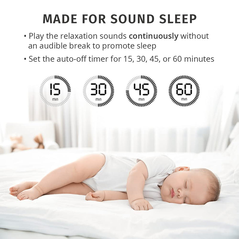 MyBaby, SoundSpa Lullaby - Sounds & Projection, Plays 6 Sounds & Lullabies, Image Projector Featuring Diverse Scenes, Auto-Off Timer Perfect for Naptime, Powered by an AC Adapter, By HoMedics - NewNest Australia