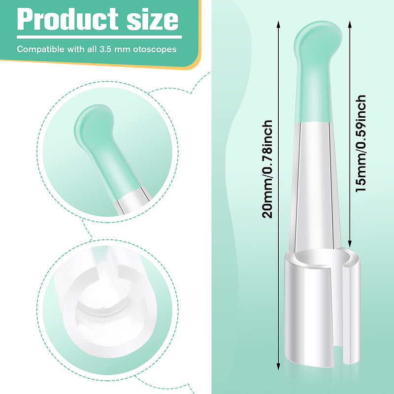 Prasacco 10 Pieces Silicone Ear Spoon Tips, Soft Ear Cleaner Replacement Tips Otoscope Ear Wax Removal Tool Replacement Reusable Ear Wax Removal Accessories Kids Family Ear Health Care - NewNest Australia