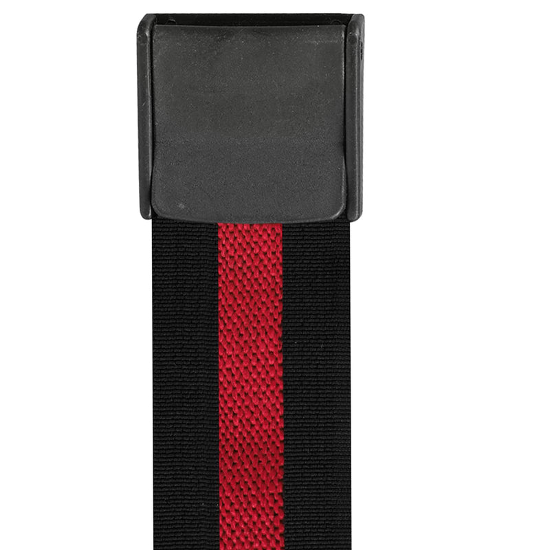Occlusion Training Bands Blood Flow Restriction Exercise Quick Wraps Arms Leg Squats Durable Elastic Straps Heavy Duty Buckle Release Muscle Building Thigh Fitness Black / Red - NewNest Australia
