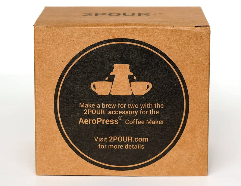 700x (2 Boxes) Reusable Replacement Paper Filters for Use with The Aeropress® Coffee Maker/Aeropress® Go - Vegan Non Bleached Natural - 2POUR®. - NewNest Australia