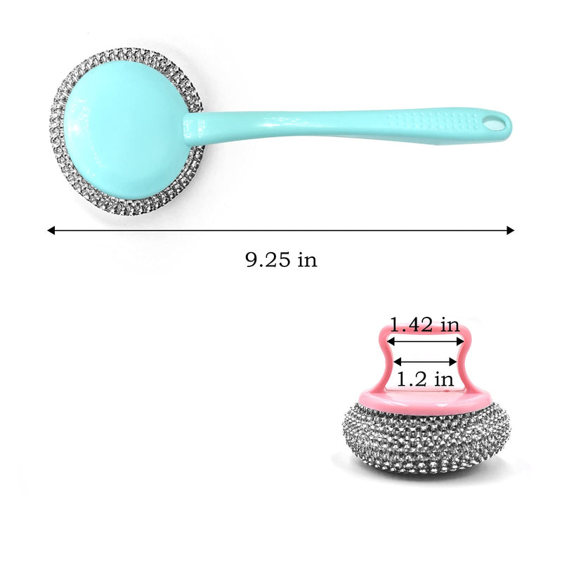10 Pack Stainless Steel Sponges, Scrubbing Scouring Pad, Steel Wool Scrubber for Kitchens, Bathroom and More - NewNest Australia