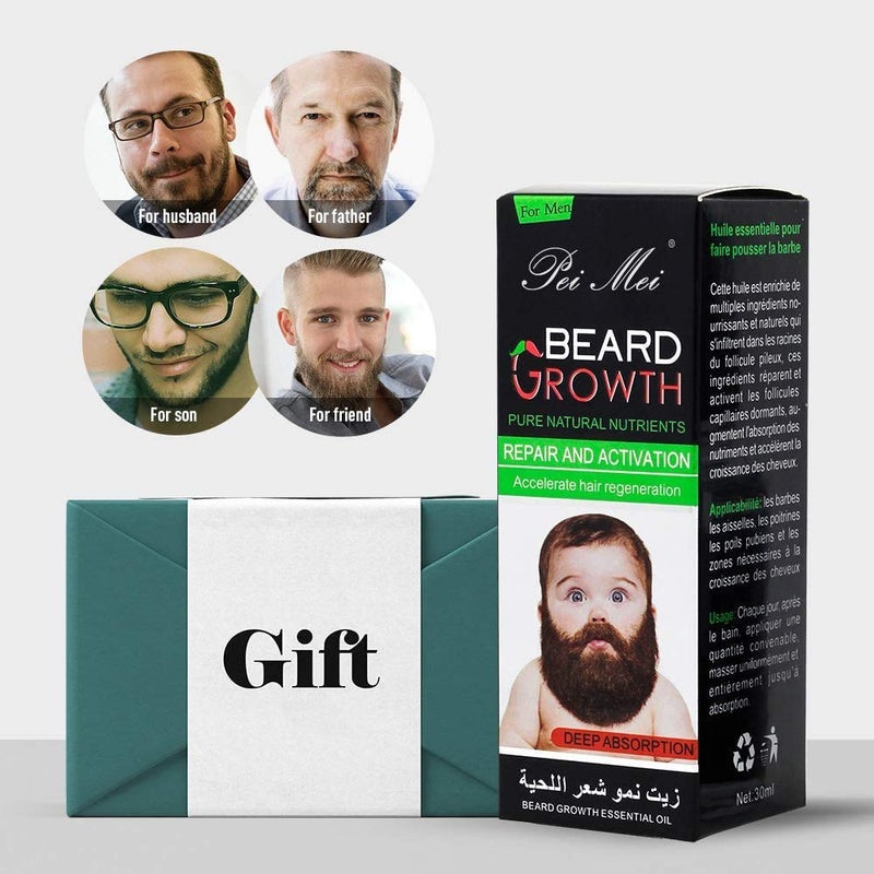 Beard Oil, Duvina Beard Oil and Conditioner for Men for Beard Care Pure Natural Beard Care Intensive Beard Care Natural Organic Beard Oil Natural Organic Hair Growth Oil (30ml) - NewNest Australia