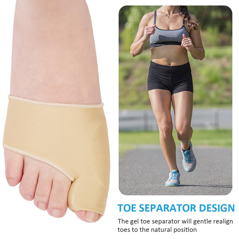 ACWOO Hallux Valgus Socks, 2 Pairs of Big Toe & Toe Relief Forefoot Pad - Hammer Toe Correction and Protection, Splint Toe Corrector for Women Men (A) A - NewNest Australia