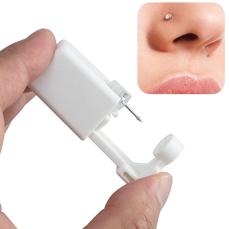 Nose Piercing Kit - 3 Pack Self Nose Piercing Gun, Disposable Safety Nose Percinging Kit with Nose Rings Stud Nose Piercings Gun Kit Tool - NewNest Australia