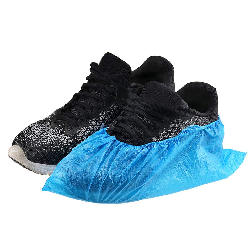 Dssiy 100 Pack Disposable Hygienic Boot & Shoe Covers 100 pack(50 Pairs)|Waterproof Slip Resistant Non-Slip, Durable for Construction, Workplace, Indoor Carpet Floor Protection,One Size Fits Most Blue - NewNest Australia
