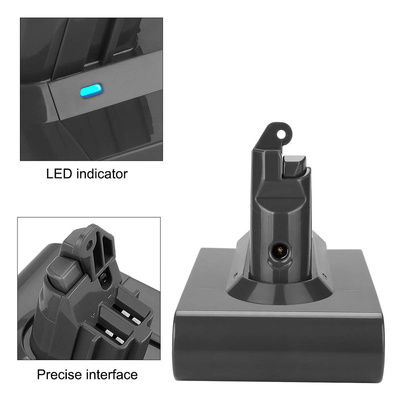 ANTRobut 21.6V 3800mAh for Dyson V6 Battery Replacement Dyson Battery SV04 SV09 DC59 DC62 DC61 DC58 for Dyson Vacuum Tools - NewNest Australia