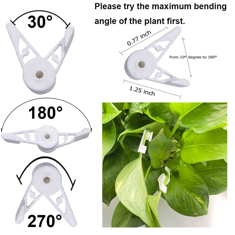 YUESHUO 360 Degree 30 Pcs Plant Trainer Clips, Adjustable Plant Stem Trainer Clips, Adjustable Plant Branches Bender Clips for Plant Low Stress Training Control of Plants. Apply to Wide Range. - NewNest Australia