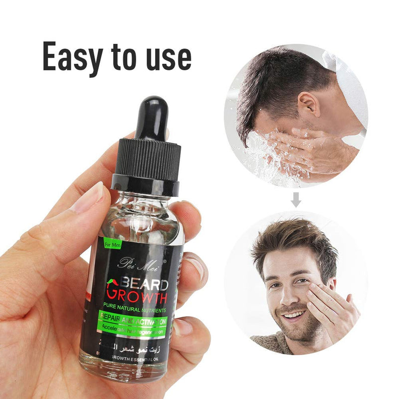Beard Oil, Duvina Beard Oil and Conditioner for Men for Beard Care Pure Natural Beard Care Intensive Beard Care Natural Organic Beard Oil Natural Organic Hair Growth Oil (30ml) - NewNest Australia