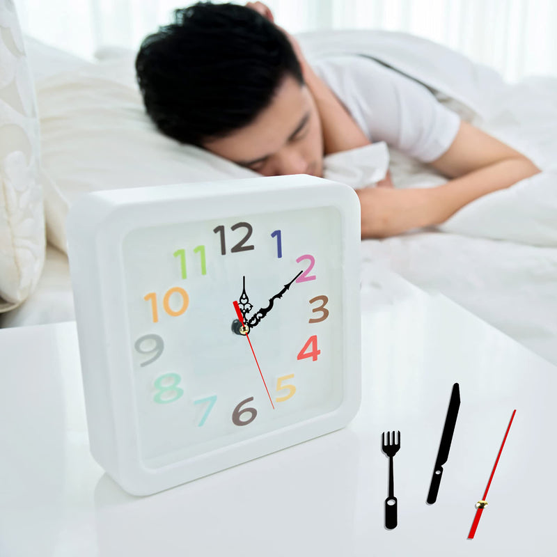 5pcs High Torque Quartz Clock Movement Mechanism Replacement Clock Kit with 12 Different Pairs of Hands Clock for DIY Handicrafts Repair Clock Parts Shaft Lengths 13mm 18mm - NewNest Australia