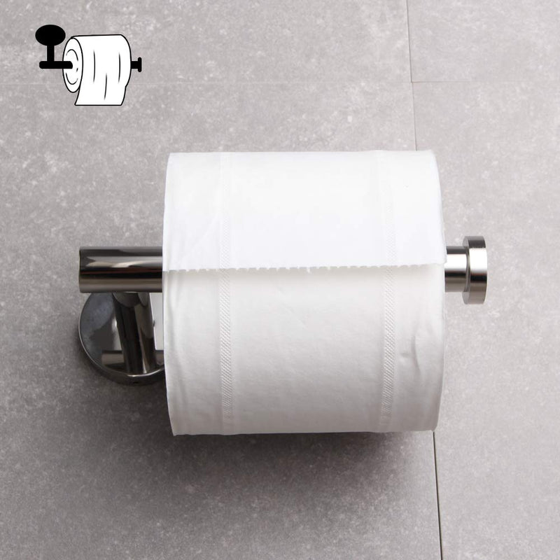 GERZ SUS 304 Stainless Steel Toilet Paper Roll Holder Paper Towel Dispenser Tissue Hanger Wall Mounted Polished Chrome - NewNest Australia