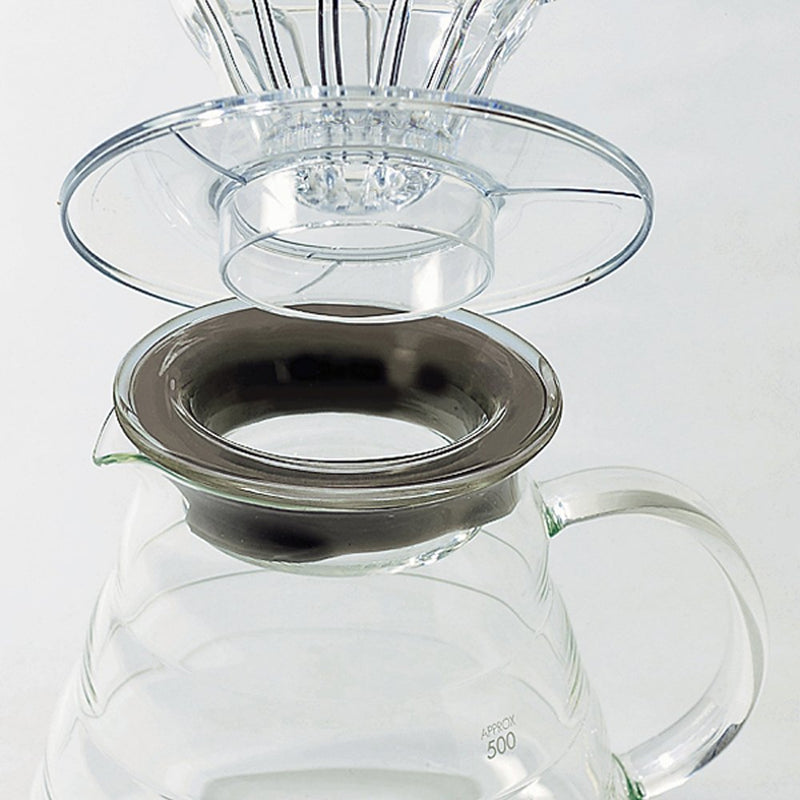 NewNest Australia - Hario V60"Clear" Glass Range Coffee Server, 360ml 01, 360ml 