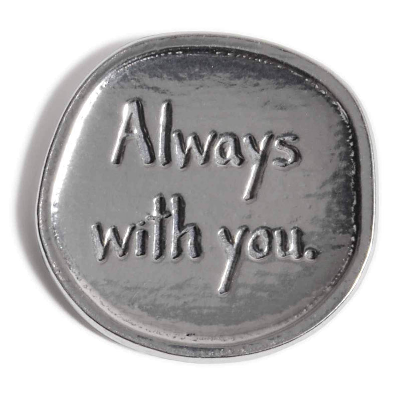 NewNest Australia - Crosby & Taylor Angel Always with You Lead-Free American Pewter Sentiment Coin 