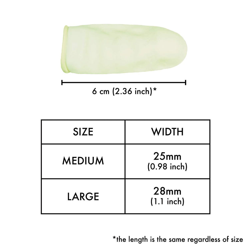 Disposable Latex Finger Cots 200pcs (Large), Anti-Static Rubber Fingertips Protective Finger Gloves Applicators for Electronic Repair, Painting, Jewelry Cleaning 200 Large - NewNest Australia